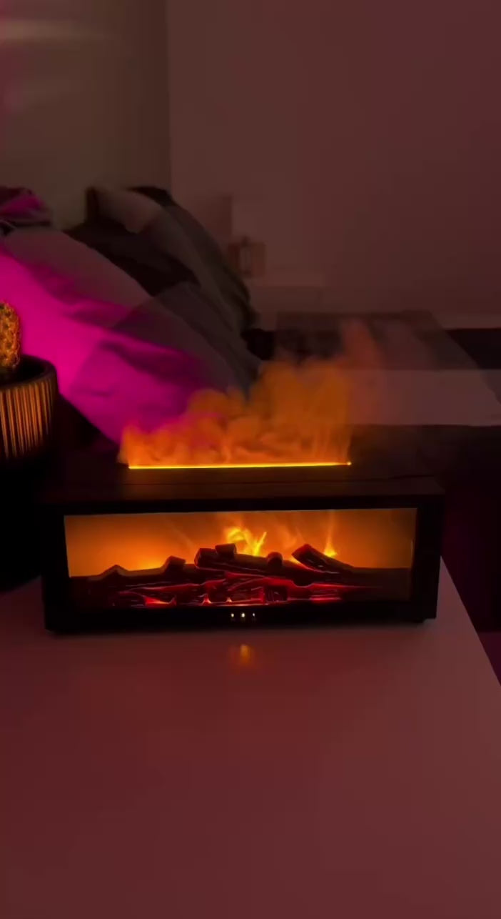 ELYARO™ Diffuseur Flamme 3D – Créez une ambiance cheminée apaisante chez vous